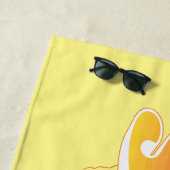 Serviette De Plage Sunny SoCal (En situation)