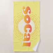 Serviette De Plage Sunny SoCal (Devant)