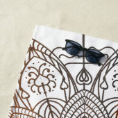 Serviette De Plage sunrise de mandala (En situation)