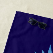 Serviette De Plage Sunset Beach Ananas Vacances sur mesure (En situation)