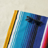 Serviette De Plage Sunset Beach Surfing Nom personnalisé (En situation)