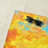 Serviette De Plage  Sunset Canyon River Art (En situation)