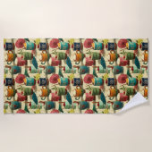 Serviette De Plage Sunset Mai Tais (Devant)