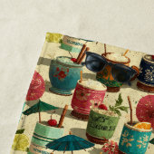 Serviette De Plage Sunset Mai Tais (En situation)