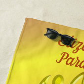 Serviette De Plage Sunset Paradise Margaritas 2443 (En situation)