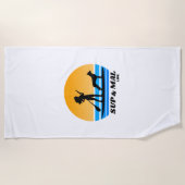 Serviette De Plage SUP & Mal Life Malinois Standup Paddboard (Devant)