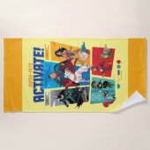 Serviette De Plage Super-Animaux & Justice League - Activez ! (Devant)
