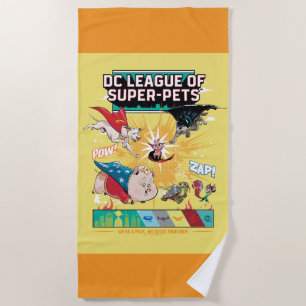 Serviette De Plage Super-Animaux : Nous sommes un pack, nous nous bat