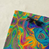 Serviette De Plage Super Colorful Fun Abstrait (En situation)