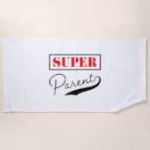Serviette De Plage Super parent (Devant)