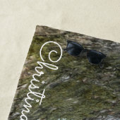 Serviette De Plage Superbe léopard dans un arbre Personnalisé (En situation)