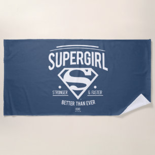 Serviette De Plage Supergirl mieux que jamais Retro Graphic