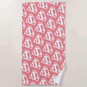 Serviette De Plage Supergirl Solid S-Shield (Devant)