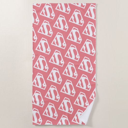 Serviette De Plage Supergirl Solid S-Shield (Devant)