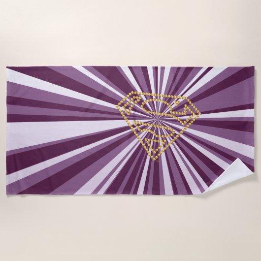 Serviette De Plage Supergirl Studded S-Shield (Devant)