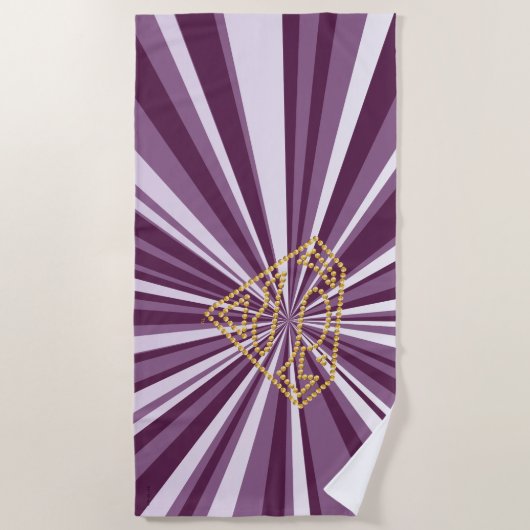 Serviette De Plage Supergirl Studded S-Shield (Devant)