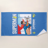 Serviette De Plage Superman et Krypto prennent l'avion (Devant)