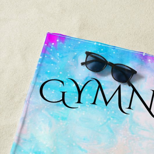 Serviette De Plage Superstar de la gymnastique  (En situation)