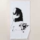 Serviette De Plage Superviseur de rivage (Devant)