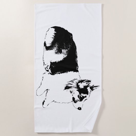 Serviette De Plage Superviseur de rivage (Devant)