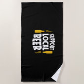 Serviette De Plage Support de la bière locale (Devant)
