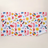 Serviette De Plage Sur la plage (Devant)