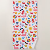 Serviette De Plage Sur la plage (Devant)