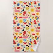Serviette De Plage Sur la plage (Devant)