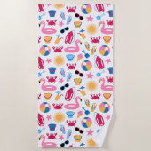 Serviette De Plage Sur la plage (Devant)