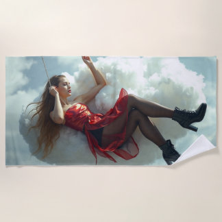 Serviette De Plage Sur le nuage 7
