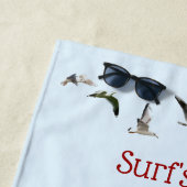 Serviette De Plage Surf ! (En situation)