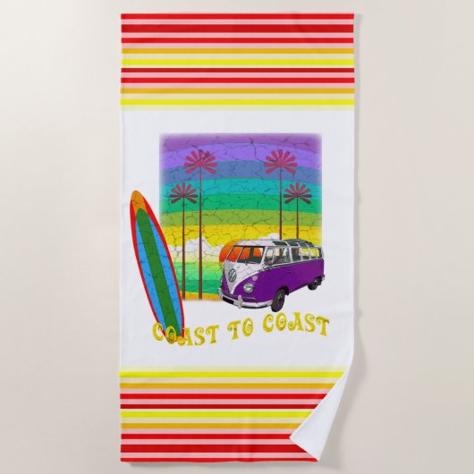 Serviette De Plage Surf (Devant)