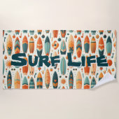 Serviette De Plage Surf (Devant)