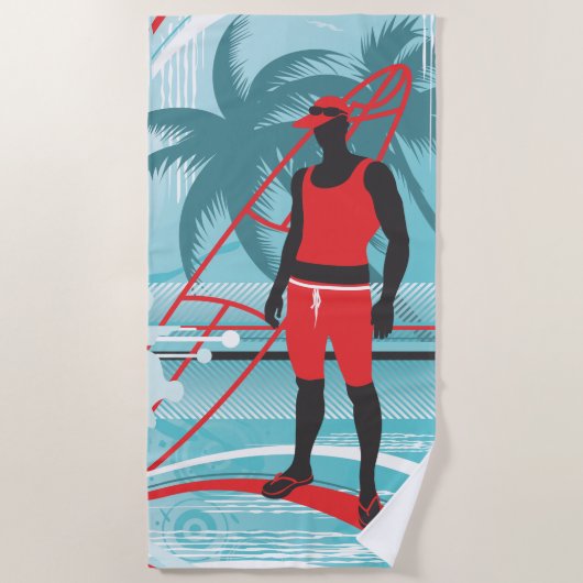 Serviette De Plage Surf 4 Beach Towel (Devant)
