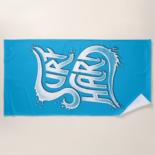 Serviette De Plage Surf dur (Devant)