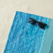Serviette De Plage surf hawaï (En situation)
