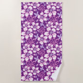 Serviette De Plage Surf JUNGLE (COMBO PURPLE) (Devant)