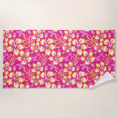 Serviette De Plage Surf JUNGLE (COMBO ROSE) (Devant)