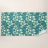 Serviette De Plage Surf JUNGLE (COMBO TURQUOISE) (Devant)