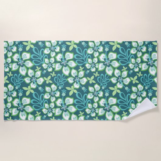 Serviette De Plage Surf JUNGLE (COMBO TURQUOISE) (Devant)