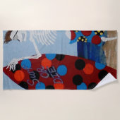 serviette de plage surf ou die (Devant)