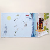 Serviette De Plage Surf !Serviette de plage (Devant)