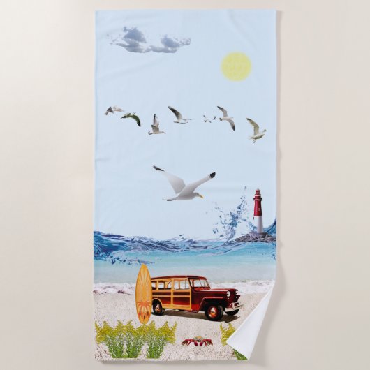 Serviette De Plage Surf !Serviette de plage (Devant)