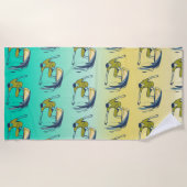 Serviette De Plage Surfer (Devant)