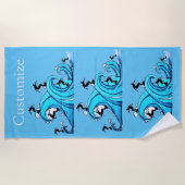 Serviette De Plage Surfers Partout Thunder_Cove (Devant)