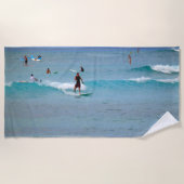 Serviette De Plage Surfing Oahu Beach Towel (Devant)