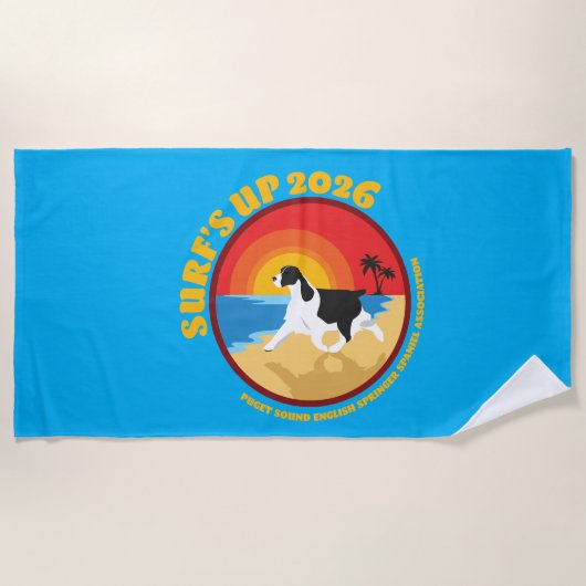 Serviette De Plage Surfs Up ESS Beach Towel (Devant)