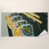 Serviette De Plage sushi japonais (Devant)