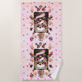 Serviette De Plage Swan lovers (Devant)