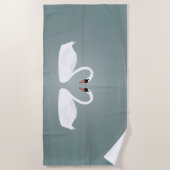 Serviette de plage Swans (Devant)